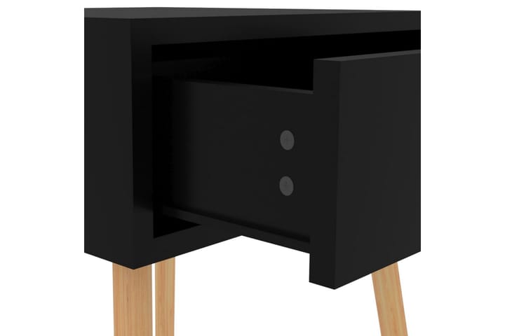 Yöpöydät 2 kpl musta 40x40x56 cm lastulevy - Musta - Yöpöytä