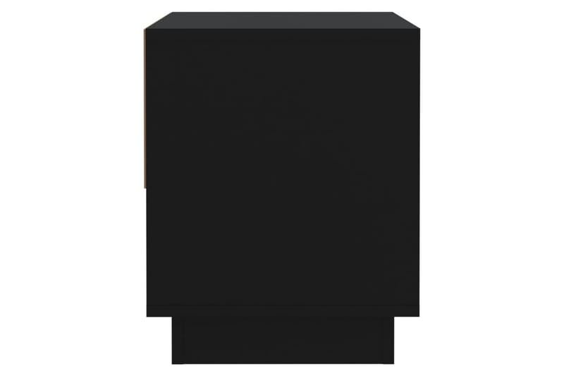 Yöpöydät 2 kpl musta 45x34x44 cm lastulevy - Musta - Huonekalut - Pöytä & ruokailuryhmä - Apupöytä & sivupöytä - Yöpöytä