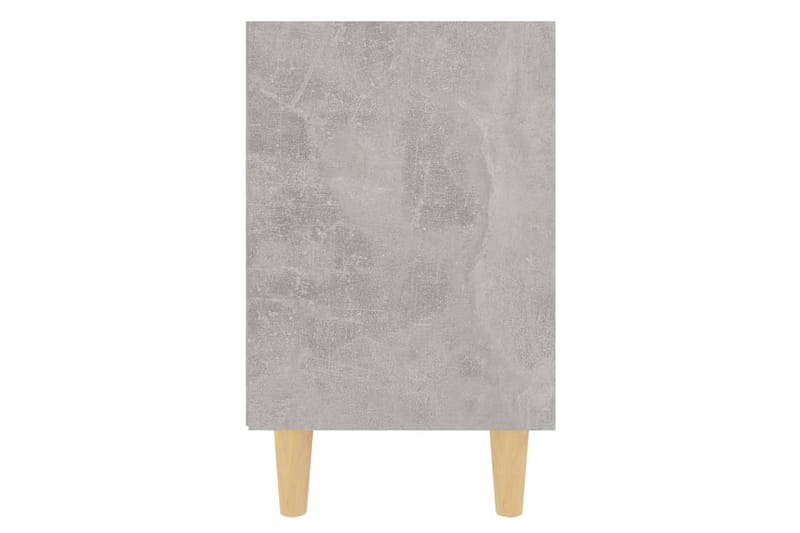 Yöpöydät täyspuiset jalat 2 kpl betoninharmaa 40x30x50 cm - Harmaa - Huonekalut - Pöytä & ruokailuryhmä - Apupöytä & sivupöytä - Yöpöytä