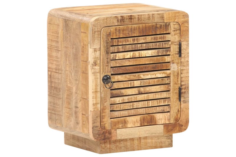 Yöpöytä 40x30x50 cm karkea mangopuu - Huonekalut - Pöytä & ruokailuryhmä - Apupöytä & sivupöytä - Yöpöytä