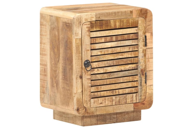 Yöpöytä 40x30x50 cm karkea mangopuu - Huonekalut - Pöytä & ruokailuryhmä - Apupöytä & sivupöytä - Yöpöytä