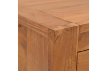 Yöpöytä 50x30x35 cm täysi tiikki - Ruskea - Huonekalut - Pöytä & ruokailuryhmä - Apupöytä & sivupöytä - Yöpöytä