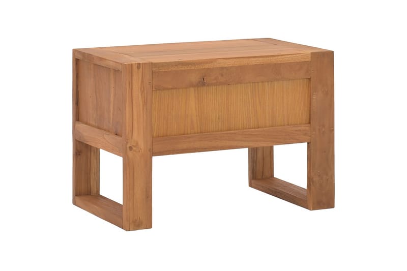Yöpöytä 50x30x35 cm täysi tiikki - Ruskea - Huonekalut - Pöytä & ruokailuryhmä - Apupöytä & sivupöytä - Yöpöytä
