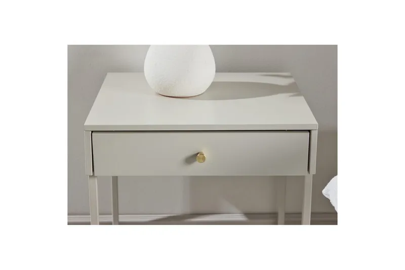 Yöpöytä Bakal - beige - Huonekalut - Pöytä & ruokailuryhmä - Apupöytä & sivupöytä - Yöpöytä