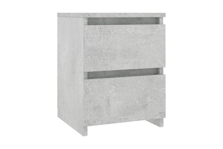 Yöpöytä betoninharmaa 30x30x40 cm lastulevy - Harmaa - Yöpöytä