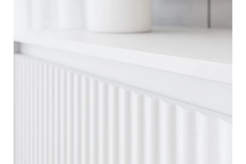 Yöpöytä Bjurholm 45 cm - Valkoinen - Huonekalut - Pöytä & ruokailuryhmä - Apupöytä & sivupöytä - Yöpöytä