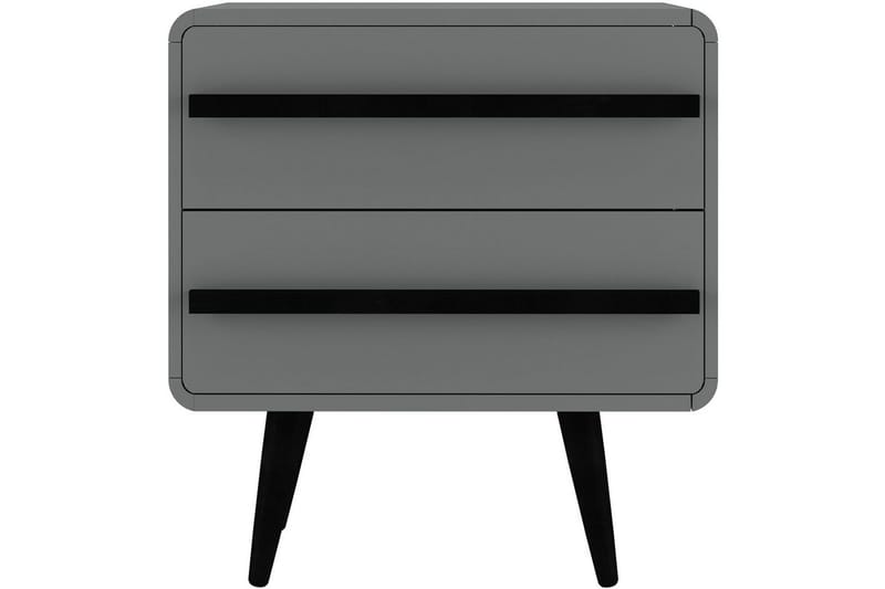 Yöpöytä Chantal Harmaa - Harmaa - Huonekalut - Pöytä & ruokailuryhmä - Apupöytä & sivupöytä - Yöpöytä