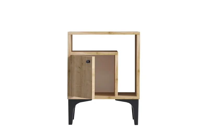 Yöpöytä Cliffmarch Safidoniri Tammi, Musta/Tummanvärinen puu