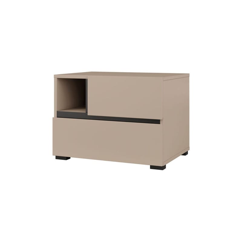 Yöpöytä Cross S 2 laatikolla - Kongo - Huonekalut - Pöytä & ruokailuryhmä - Apupöytä & sivupöytä - Yöpöytä