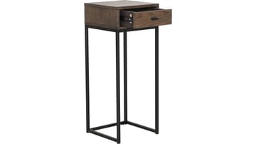 Yöpöytä Eiknor 75 cm - Ruskeaksi lakattu tammi - Huonekalut - Pöytä & ruokailuryhmä - Apupöytä & sivupöytä - Yöpöytä