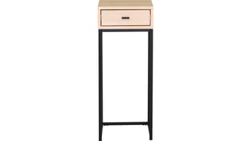 Yöpöytä Eiknor 75 cm - Valkopigmentoitu tammi - Huonekalut - Pöytä & ruokailuryhmä - Apupöytä & sivupöytä - Yöpöytä
