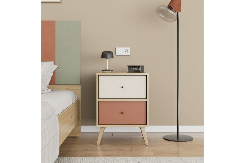 Yöpöytä Felyra Monivärinen - Monivärinen - Huonekalut - Pöytä & ruokailuryhmä - Apupöytä & sivupöytä - Yöpöytä