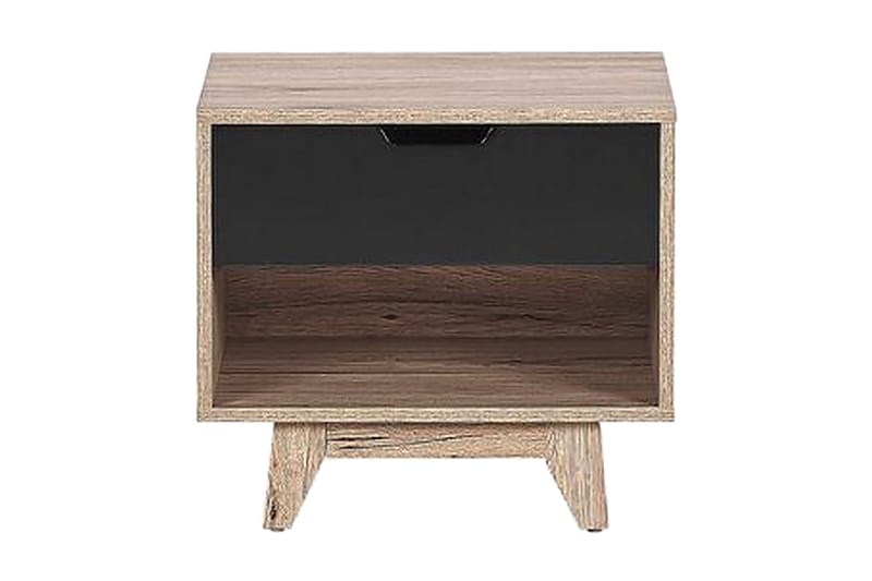 Gerilyn Sohvapöytä 50 cm, Musta / vaalea puu