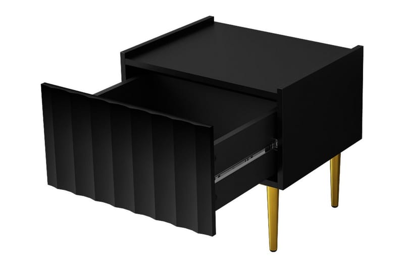 Glenndale Sängbord 50 cm Concept 55 Black - Huonekalut - Pöytä & ruokailuryhmä - Apupöytä & sivupöytä - Yöpöytä