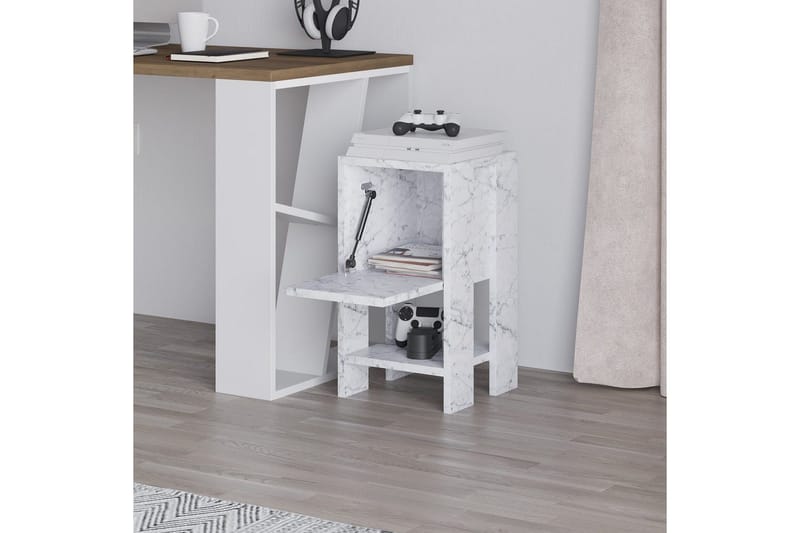 Yöpöytä Haelyn Carraran Marmori - Carraran Marmori - Huonekalut - Pöytä & ruokailuryhmä - Apupöytä & sivupöytä - Yöpöytä