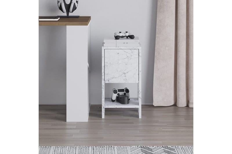 Yöpöytä Haelyn Carraran Marmori - Carraran Marmori - Huonekalut - Pöytä & ruokailuryhmä - Apupöytä & sivupöytä - Yöpöytä