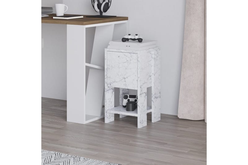 Yöpöytä Haelyn Carraran Marmori - Carraran Marmori - Huonekalut - Pöytä & ruokailuryhmä - Apupöytä & sivupöytä - Yöpöytä