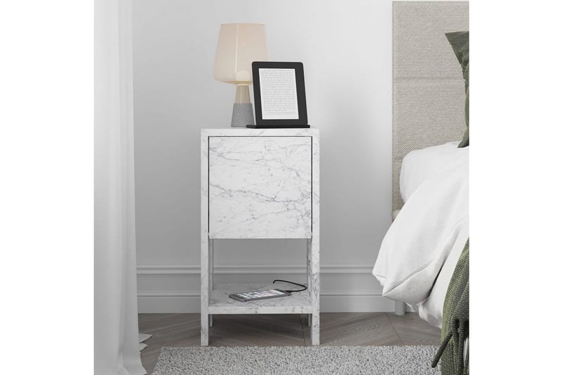 Yöpöytä Haelyn Carraran Marmori - Carraran Marmori - Huonekalut - Pöytä & ruokailuryhmä - Apupöytä & sivupöytä - Yöpöytä