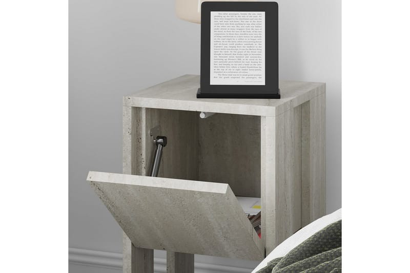 Yöpöytä Haelyn Travertiini - Travertiini - Huonekalut - Pöytä & ruokailuryhmä - Apupöytä & sivupöytä - Yöpöytä