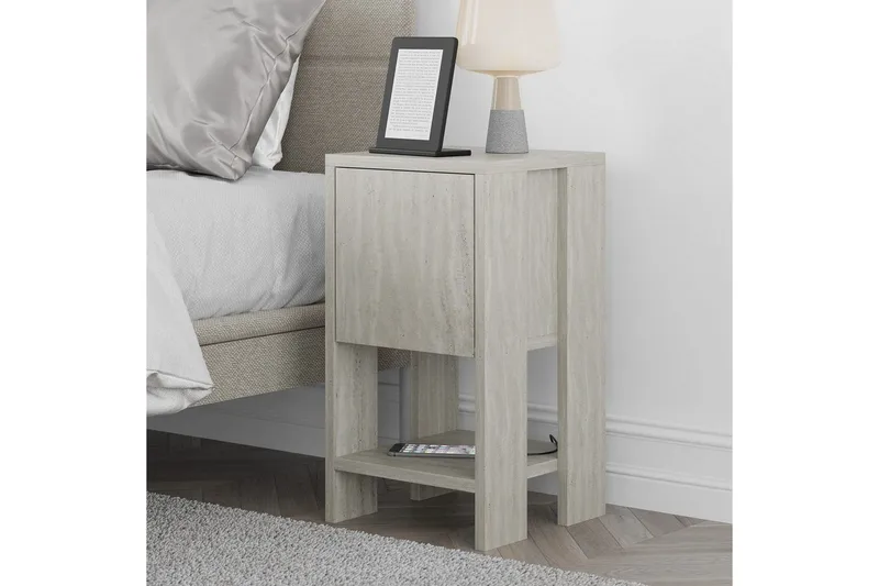 Yöpöytä Haelyn Travertiini - Travertiini - Huonekalut - Pöytä & ruokailuryhmä - Apupöytä & sivupöytä - Yöpöytä