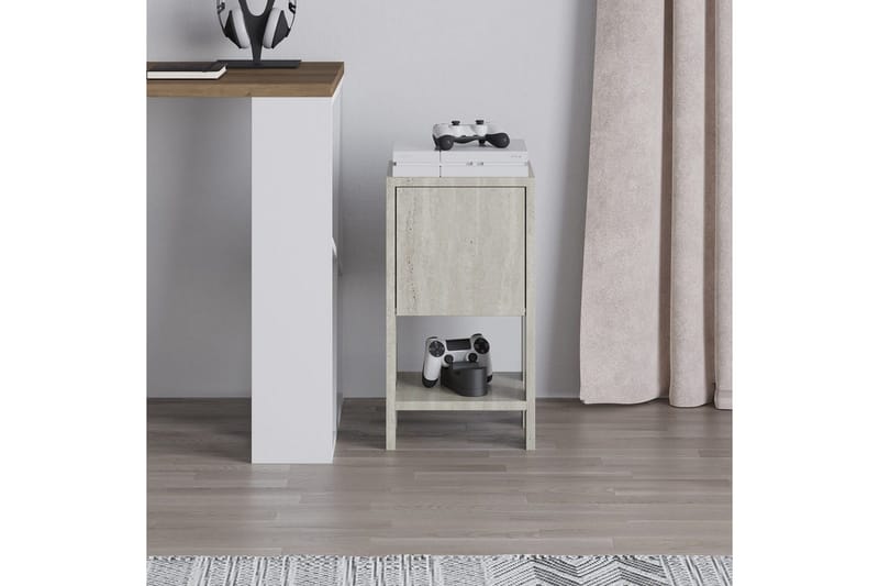 Yöpöytä Haelyn Travertiini - Travertiini - Huonekalut - Pöytä & ruokailuryhmä - Apupöytä & sivupöytä - Yöpöytä