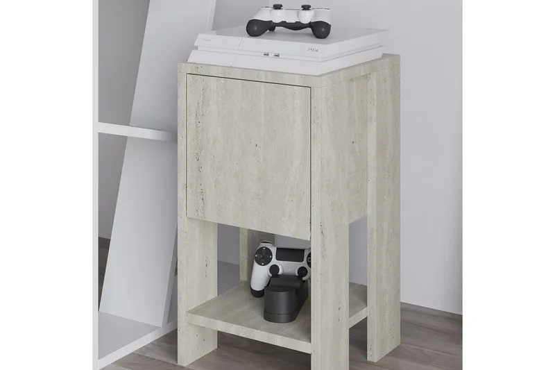 Yöpöytä Haelyn Travertiini - Travertiini - Huonekalut - Pöytä & ruokailuryhmä - Apupöytä & sivupöytä - Yöpöytä