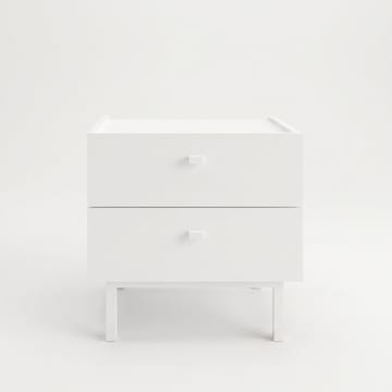 Yöpöytä Hanah Home Luke (47,9 x 47 x 36,8 cm) Valkoinen - Valkoinen - Huonekalut - Pöytä & ruokailuryhmä - Apupöytä & sivupöytä - Yöpöytä
