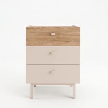 Yöpöytä Hanah Home Luke (47,9 x 63,5 x 36,8 cm) Hiekkatammi - Hiekka ja tammi - Huonekalut - Pöytä & ruokailuryhmä - Apupöytä & sivupöytä - Yöpöytä
