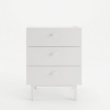 Yöpöytä Hanah Home Luke (47,9 x 63,5 x 36,8 cm) Valkoinen - Valkoinen - Huonekalut - Pöytä & ruokailuryhmä - Apupöytä & sivupöytä - Yöpöytä