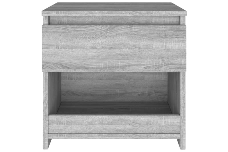 Yöpöytä harmaa sonoma 40x30x39 cm tekninen puu - Harmaa - Huonekalut - Pöytä & ruokailuryhmä - Apupöytä & sivupöytä - Yöpöytä