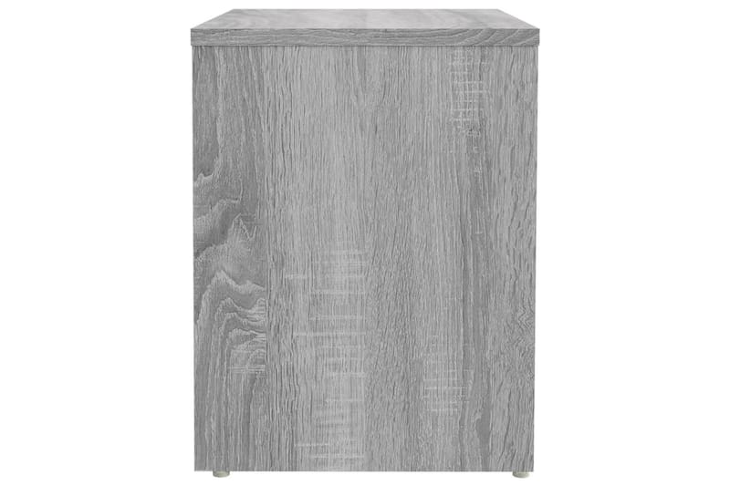 Yöpöytä harmaa Sonoma 40x30x40 cm tekninen puu - Harmaa - Huonekalut - Pöytä & ruokailuryhmä - Apupöytä & sivupöytä - Yöpöytä