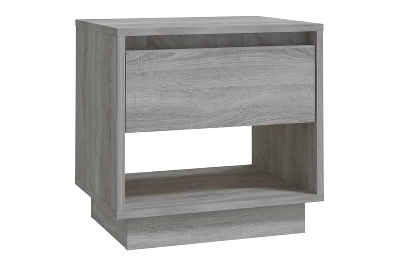Yöpöytä harmaa Sonoma 45x34x44 cm lastulevy - Harmaa - Huonekalut - Pöytä & ruokailuryhmä - Apupöytä & sivupöytä - Yöpöytä