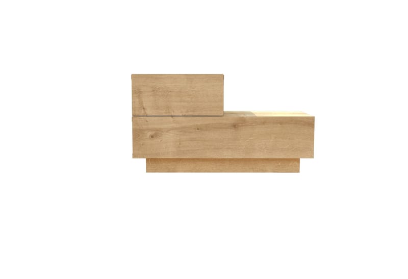 Yöpöytä Homitis Kayra (70 x 35 x 38,3 cm) Sapphire Oak - Sapphire Oak - Huonekalut - Pöytä & ruokailuryhmä - Apupöytä & sivupöytä - Yöpöytä