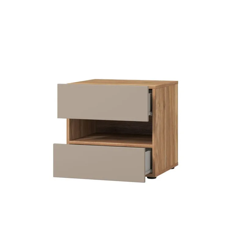 Yöpöytä Impressio kahdella laatikolla - Huonekalut - Pöytä & ruokailuryhmä - Apupöytä & sivupöytä - Yöpöytä