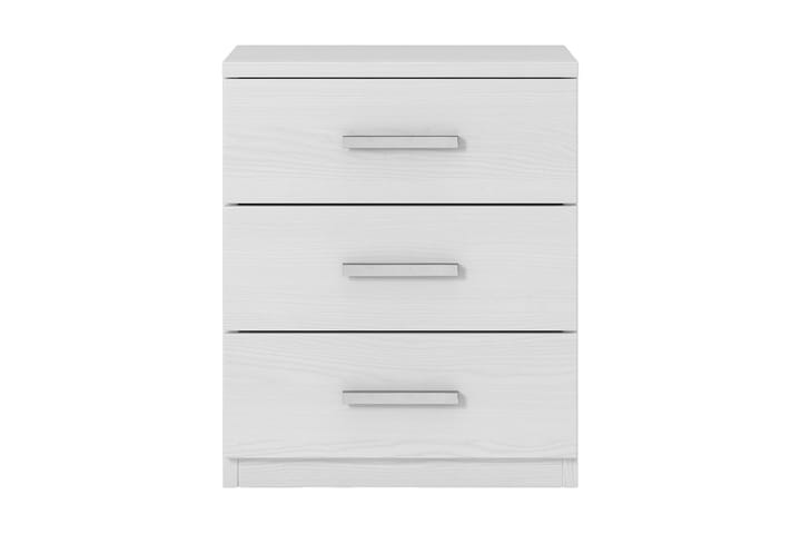 Yöpöytä Jorbes 41x46 cm - Tuhkanharmaa/Valkoinen - Yöpöytä