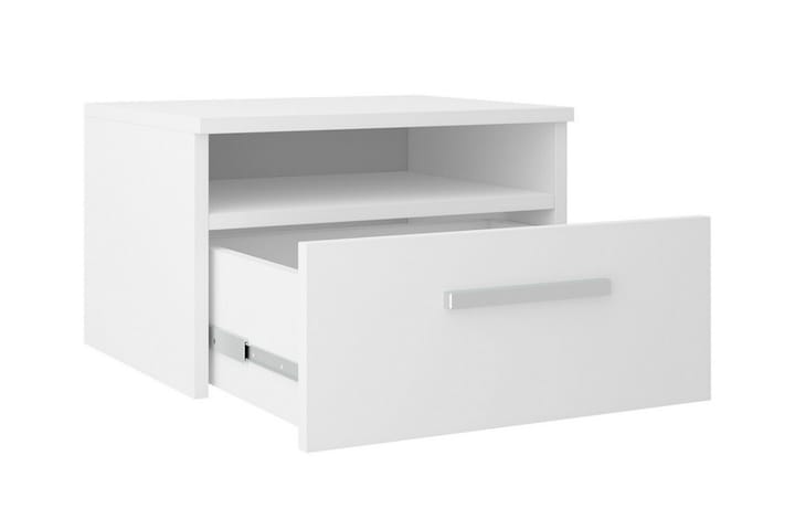 Yöpöytä Kintore 50 cm - Valkoinen - Yöpöytä