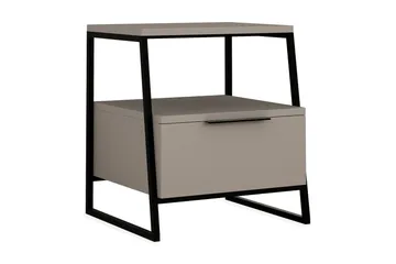 Yöpöytä Lindome 45 cm Säilytyksellä Hylly+Ovi