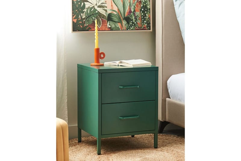 Yöpöytä Malavi Vihreä - Vihreä - Huonekalut - Pöytä & ruokailuryhmä - Apupöytä & sivupöytä - Yöpöytä