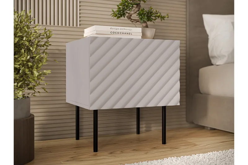 Yöpöytä Munkedal 47 cm - Kashmir - Huonekalut - Pöytä & ruokailuryhmä - Apupöytä & sivupöytä - Yöpöytä