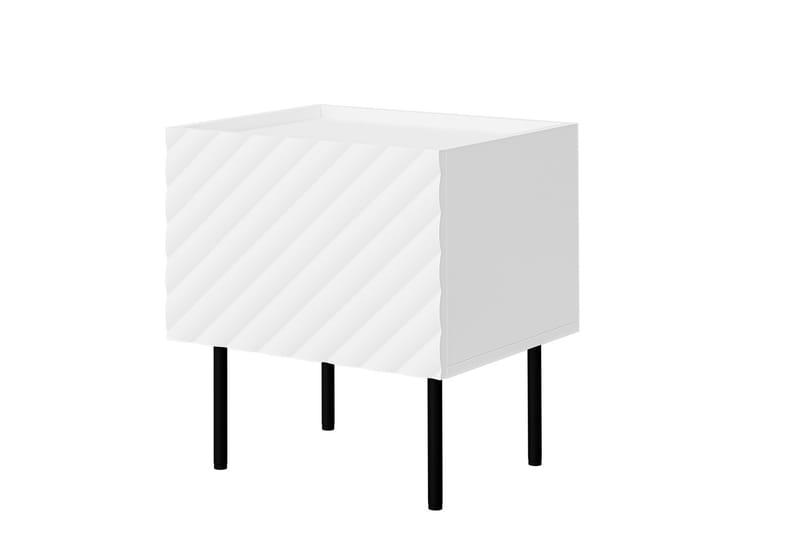 Yöpöytä Munkedal 47 cm, Valkoinen