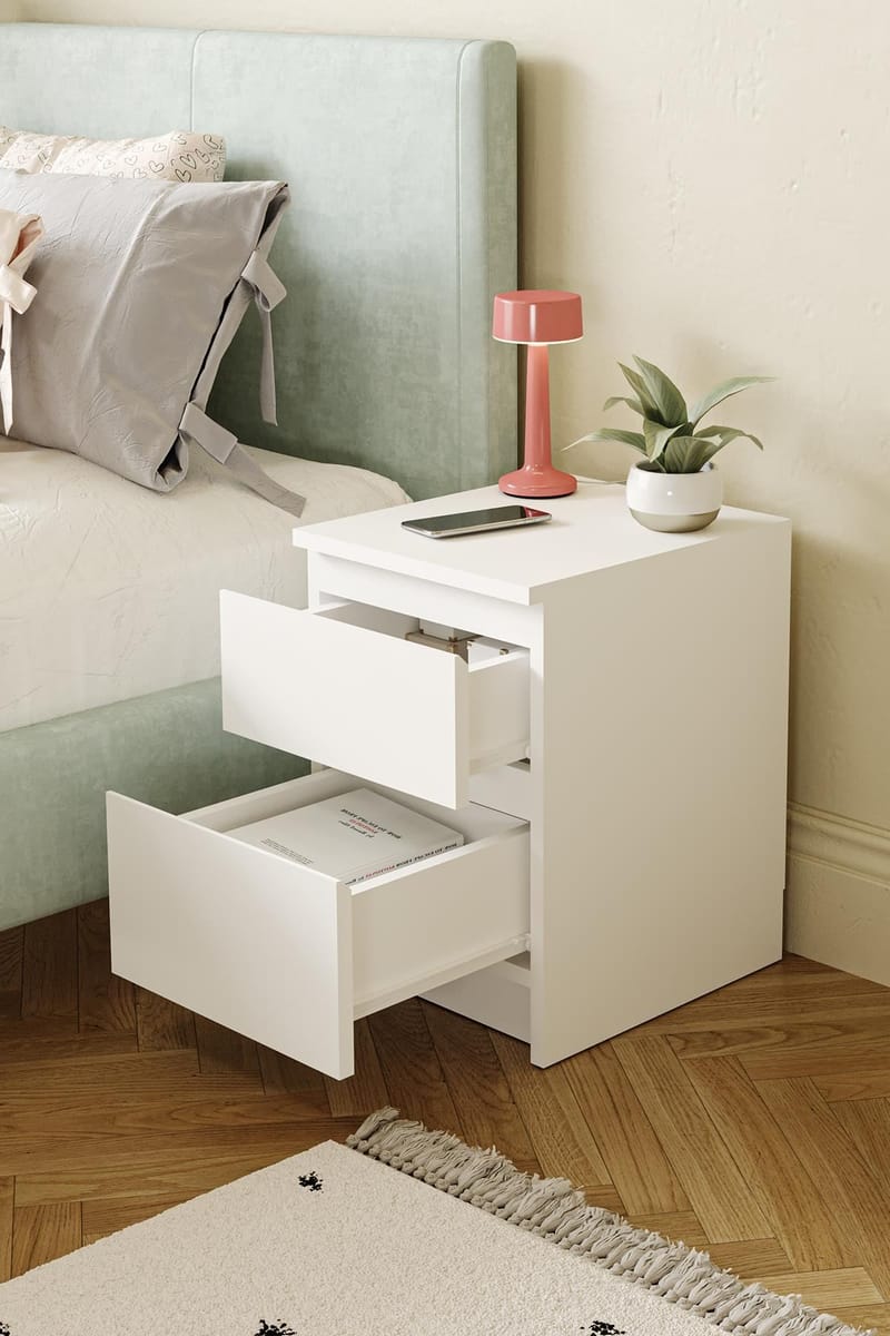 Nightstand Hanah Home - Huonekalut - Pöytä & ruokailuryhmä - Apupöytä & sivupöytä - Yöpöytä
