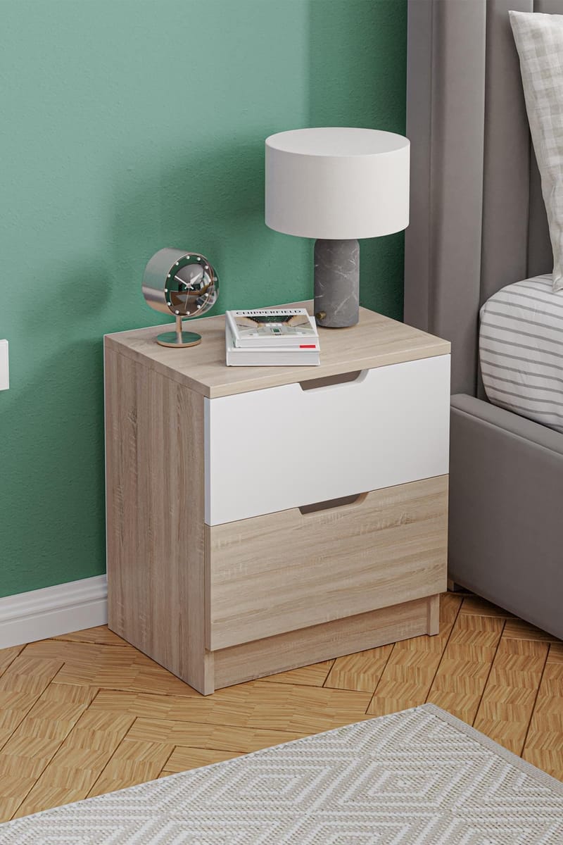 Nightstand Hanah Home - Huonekalut - Pöytä & ruokailuryhmä - Apupöytä & sivupöytä - Yöpöytä