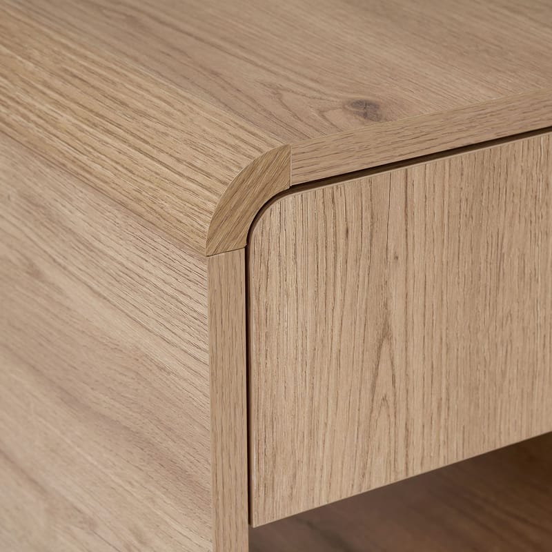 Yöpöytä Nordure Parila (45 x 45 x 40 cm) Sepet Oak - Sepet Oak - Huonekalut - Pöytä & ruokailuryhmä - Apupöytä & sivupöytä - Yöpöytä