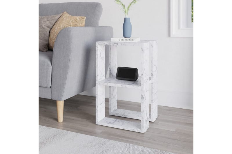 Yöpöytä Quival Carraran Marmori - Carraran Marmori - Huonekalut - Pöytä & ruokailuryhmä - Apupöytä & sivupöytä - Yöpöytä