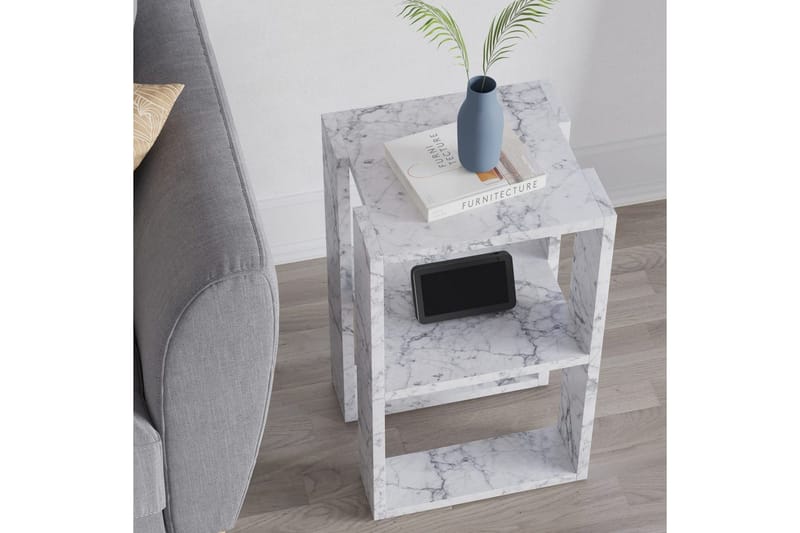 Yöpöytä Quival Carraran Marmori - Carraran Marmori - Huonekalut - Pöytä & ruokailuryhmä - Apupöytä & sivupöytä - Yöpöytä