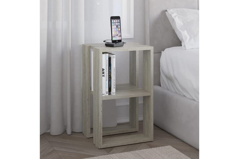 Yöpöytä Quival Travertiini - Travertiini - Huonekalut - Pöytä & ruokailuryhmä - Apupöytä & sivupöytä - Yöpöytä