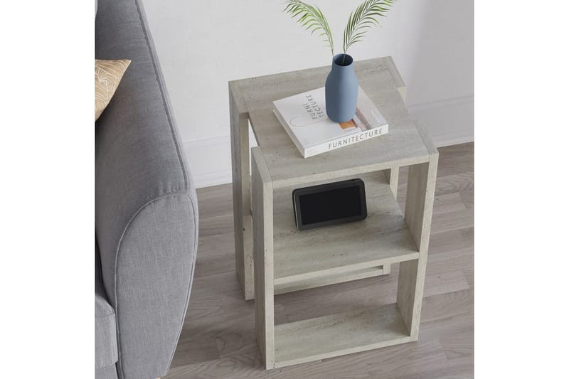 Yöpöytä Quival Travertiini - Travertiini - Huonekalut - Pöytä & ruokailuryhmä - Apupöytä & sivupöytä - Yöpöytä