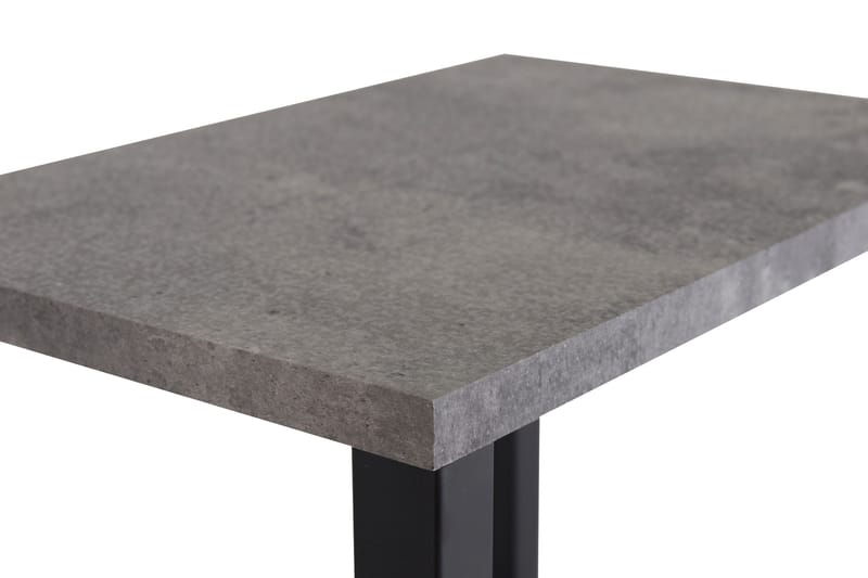 Rise kapea yöpöytä 45 cm säilytyksellä puusta metallijalalla - Betoninharmaa - Huonekalut - Pöytä & ruokailuryhmä - Apupöytä & sivupöytä - Yöpöytä