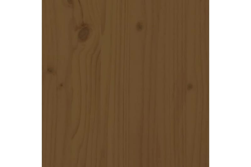 Sängynrunko hunajanruskea täysi mänty 90x190 cm UK Single - Ruskea - Huonekalut - Pöytä & ruokailuryhmä - Apupöytä & sivupöytä - Yöpöytä