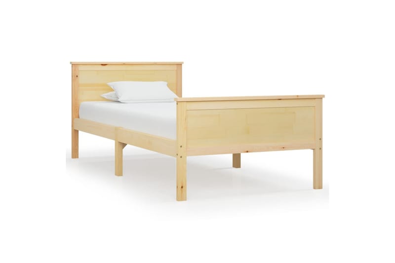 Sängynrunko täysi mänty 100x200 cm - Ruskea - Huonekalut - Pöytä & ruokailuryhmä - Apupöytä & sivupöytä - Yöpöytä
